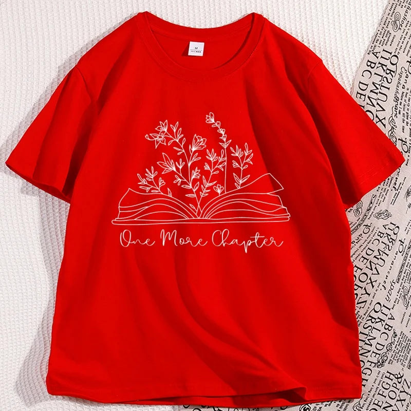 Just One More Chapter Tee – Cozy Book Lover Shirt