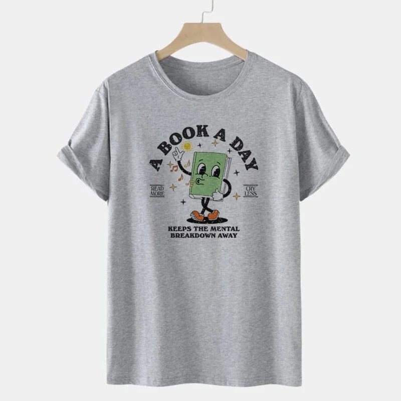 A Book a Day Bookworm Graphic Tee